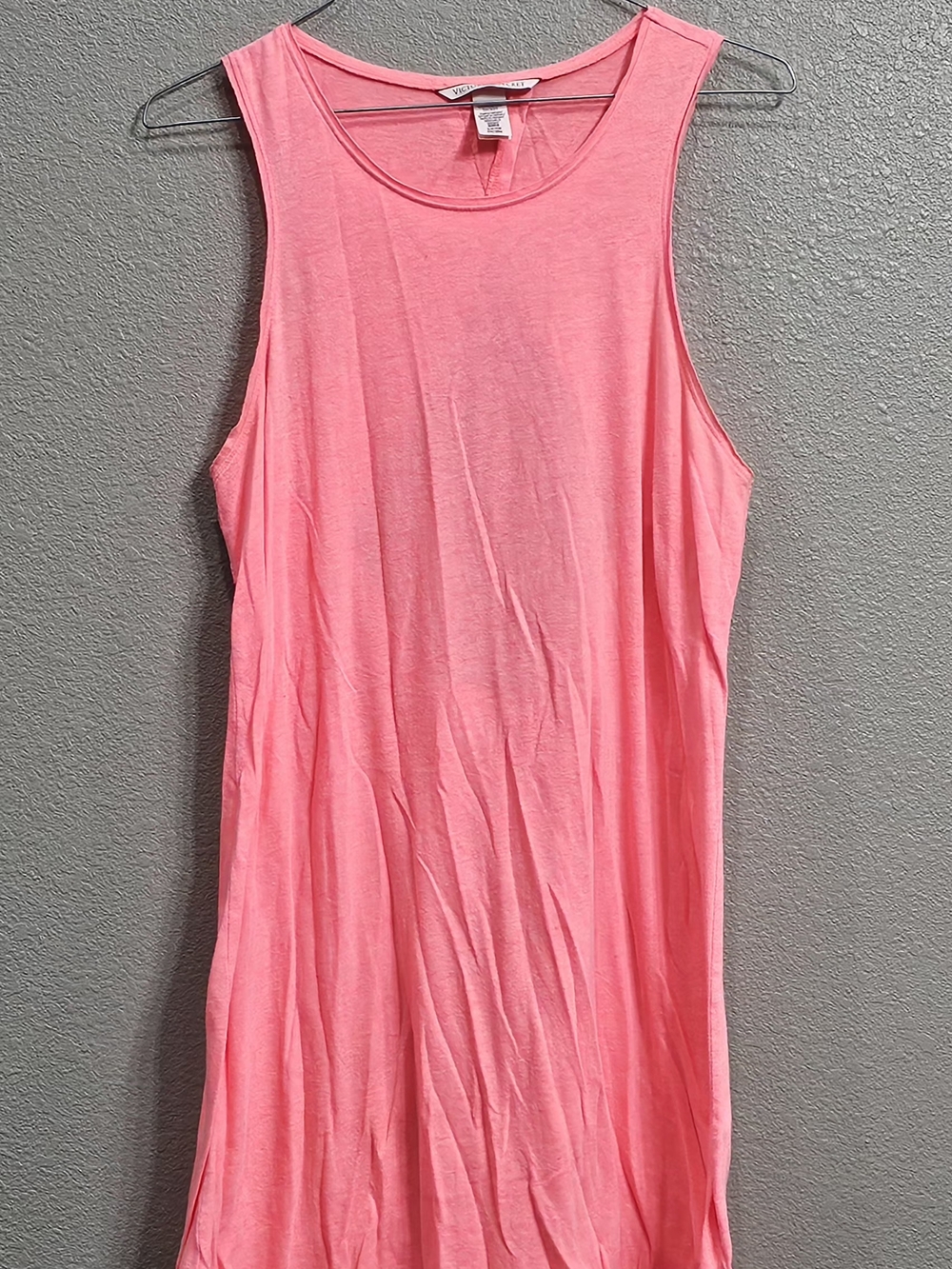 Victoria's Secret Neon Pink Sleeveless Dress
